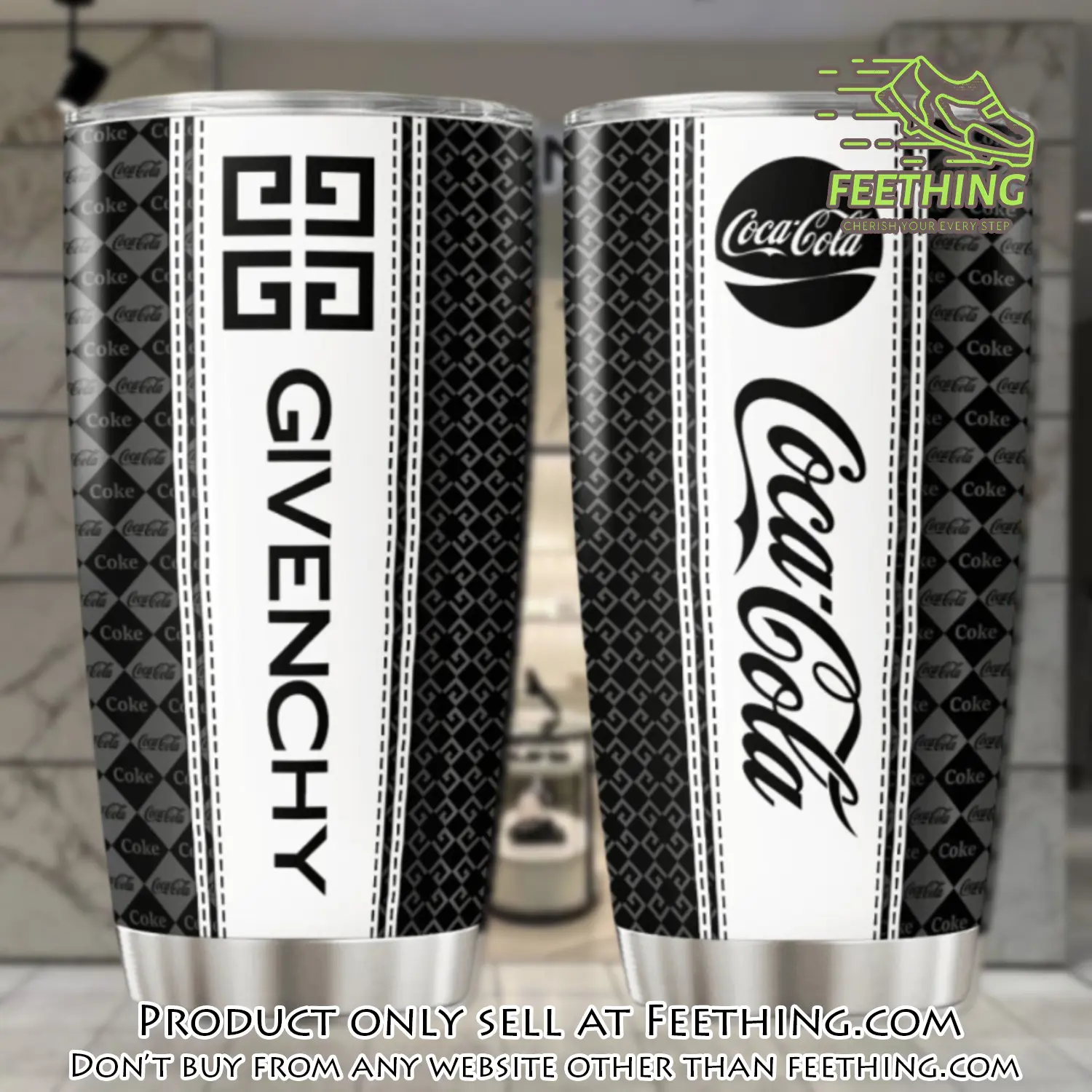 Givenchy coca cola stainless steel tumbler 20oz30oz ft5008467